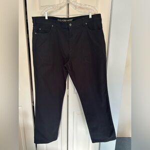 Duluth Trading Jean/pant Men 42x33 Flex FireHose Black Workwear Canvas Standard